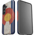 Colorado Flag Dark Wood Galaxy S24 Plus Impact Case
